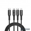 Cáp Type C to 3in1 WiWu Starlink C046E